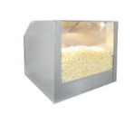 Bulk Popcorn Floor Display Warmer, one compartment, with lighting
