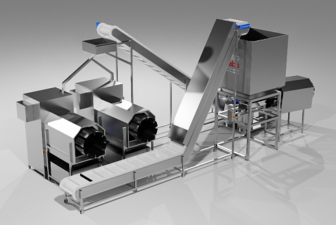 RoboFactory 200 kg/h Salty/Cheese/Spicy Popcorn