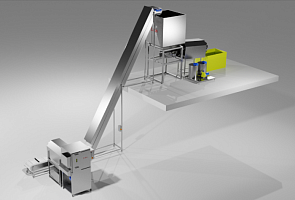 RoboFactory 100 kg/h Salty/Cheese/Spicy Popcorn for 2 floor premises