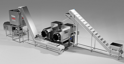 RoboFactory 200 kg/h Salty/Cheese/Spicy Popcorn