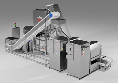 RoboFactory 200 kg/h Salty/Cheese/Spicy Popcorn