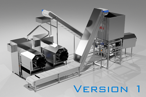 RoboFactory 200 kg/h Salty/Cheese/Spicy Popcorn