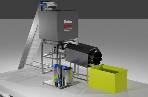 RoboFactory 100 kg/h Salty/Cheese/Spicy Popcorn for 2 floor premises