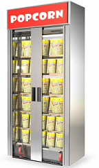 Self-Service Display Warmer with cart, 6 shelves, L 0,9m