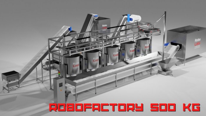 RobopopFactory 500 Industrial Caramel Popcorn Equipment