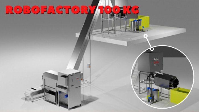 RoboFactory 100 kg/h  Popcorn for 2 floor premises