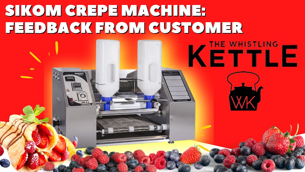 Sikom Crepe machine: Feedback from customer. Sikom Crepe machine: Feedback from customer.