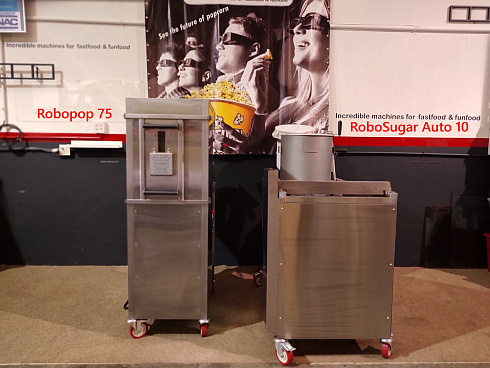 caramelizer popcorn, Popcorn machine, Vegan Popcorn, Vortex Popcorn, industrial popcorn, caramelizer robo sugar, RoboSugar Auto 10, caramelizer robo sugar 10