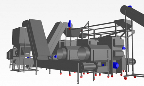 RoboFactory 200 kg Salty & 300 kg Caramel Popcorn