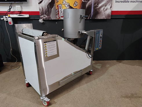 caramelizer popcorn, Popcorn machine, Vegan Popcorn, Vortex Popcorn, industrial popcorn, caramelizer robo sugar, RoboSugar semiauto 10, caramelizer robo sugar 10 semiauto