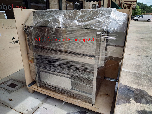 Popcorn machine, Popcorn machine Robopop 220, Vortex Popcorn, Vegan Popcorn, caramelizer popcorn, industrial popcorn