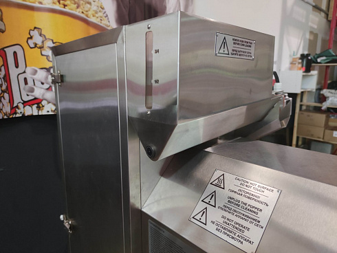 Popcorn machine, Popcorn machine mini Robopop 25, robopop 25, mini robopop, Vortex Popcorn, Vegan Popcorn, caramelizer popcorn, industrial popcorn