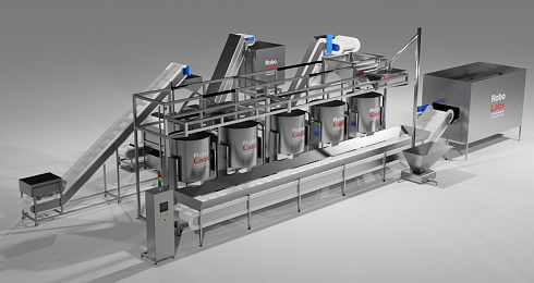 RoboFactory 500 kg/h Caramel Popcorn