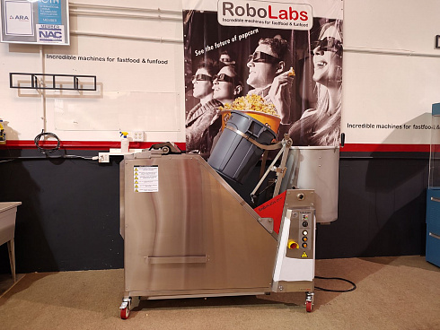 caramelizer popcorn, Popcorn machine, Vegan Popcorn, Vortex Popcorn, industrial popcorn, caramelizer robo sugar, RoboSugar twin Auto 20, caramelizer robo sugar twin auto 20
