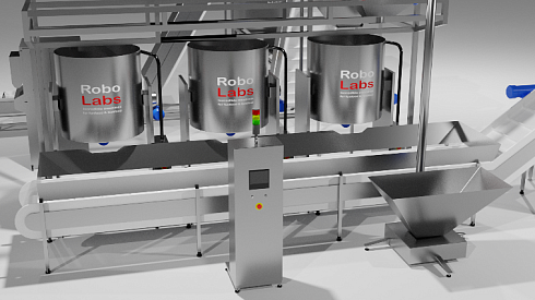 RoboFactory 300 kg/h Caramel Popcorn
