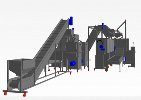 RoboFactory 200 kg Salty & 300 kg Caramel Popcorn