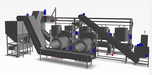 RoboFactory 500 kg/h Caramel Popcorn