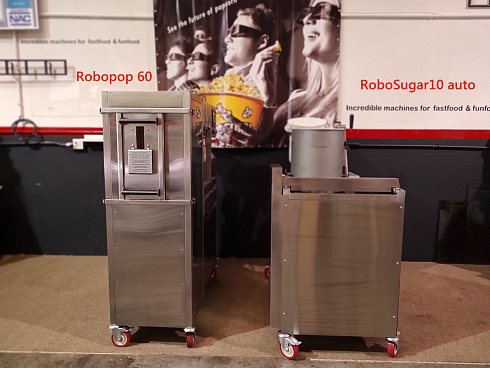 caramelizer popcorn, Popcorn machine, Vegan Popcorn, Vortex Popcorn, industrial popcorn, caramelizer robo sugar, RoboSugar Auto 10, caramelizer robo sugar 10