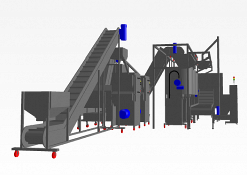 RoboFactory 200 kg Salty & 300 kg Caramel Popcorn