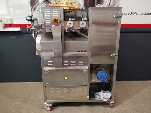 Popcorn machine, Popcorn machine Robopop 60, Vortex Popcorn, Vegan Popcorn, caramelizer popcorn, industrial popcorn