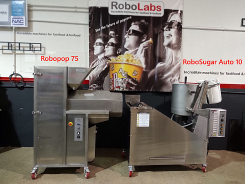 caramelizer popcorn, Popcorn machine, Vegan Popcorn, Vortex Popcorn, industrial popcorn, caramelizer robo sugar, RoboSugar Auto 10, caramelizer robo sugar 10