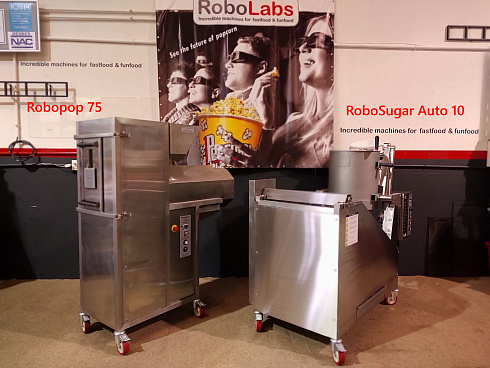 caramelizer popcorn, Popcorn machine, Vegan Popcorn, Vortex Popcorn, industrial popcorn, caramelizer robo sugar, RoboSugar Auto 10, caramelizer robo sugar 10