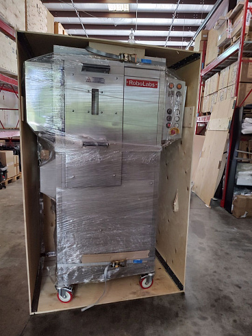 Popcorn machine, Popcorn machine Robopop 220, Vortex Popcorn, Vegan Popcorn, caramelizer popcorn, industrial popcorn