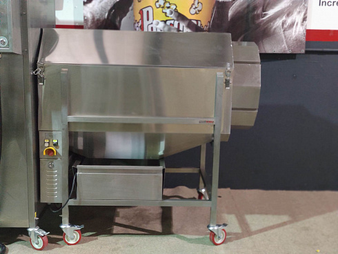 Popcorn machine, Popcorn machine Robopop 220, Vortex Popcorn, Vegan Popcorn, caramelizer popcorn, industrial popcorn