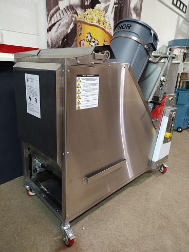 caramelizer popcorn, Popcorn machine, Vegan Popcorn, Vortex Popcorn, industrial popcorn, caramelizer robo sugar, RoboSugar twin Auto 20, caramelizer robo sugar twin auto 20