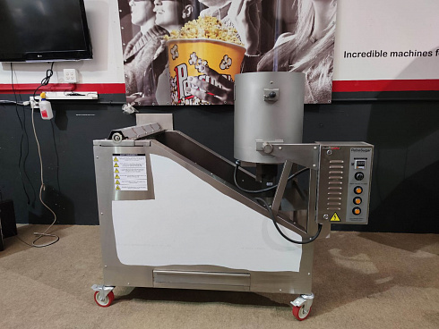 caramelizer popcorn, Popcorn machine, Vegan Popcorn, Vortex Popcorn, industrial popcorn, caramelizer robo sugar, RoboSugar semiauto 10, caramelizer robo sugar 10 semiauto