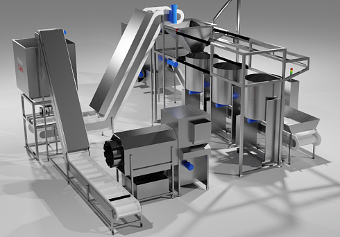 RoboFactory 300 kg/h Caramel Popcorn